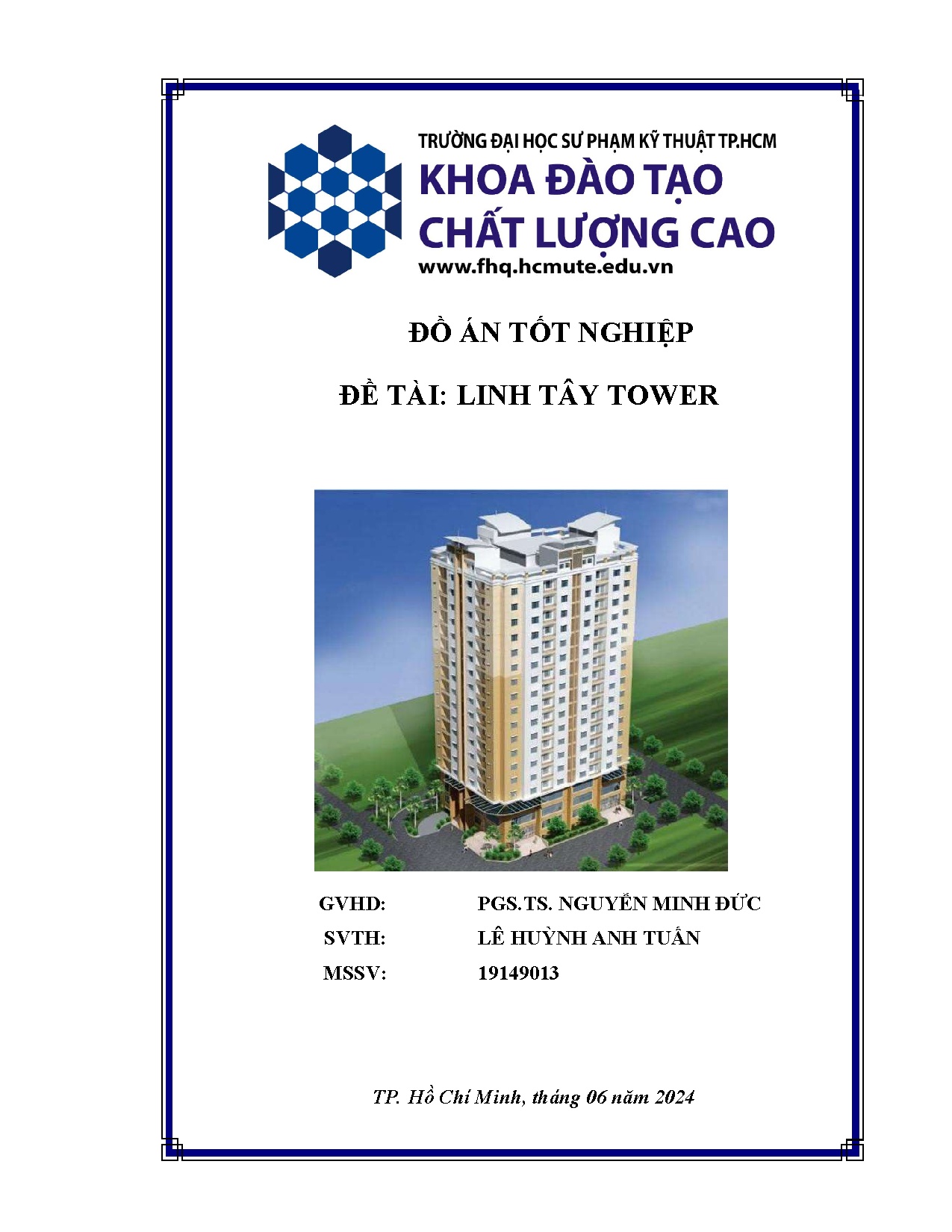 Đồ án tốt nghiệp - Linh Tây tower