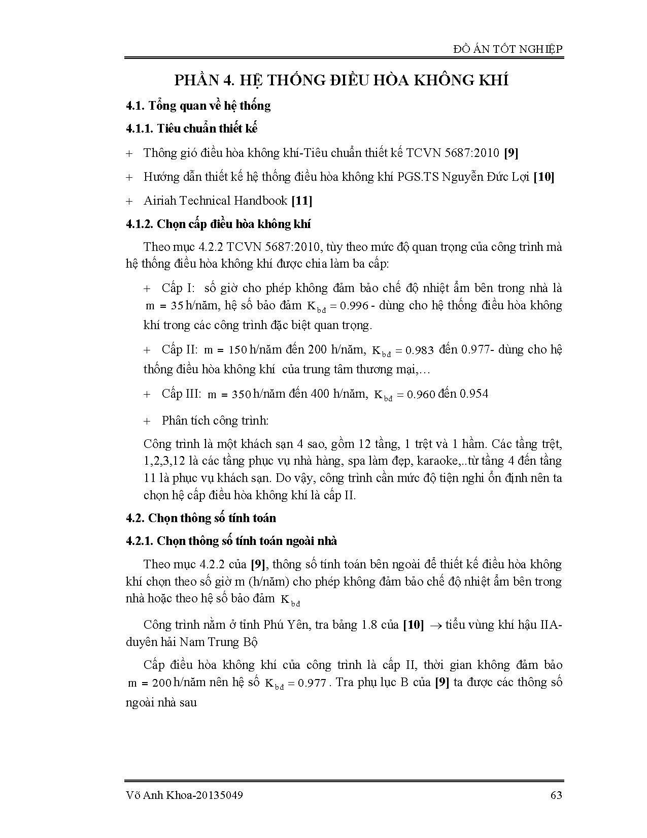 Đồ án tốt nghiệp - Thiết kế hệ thống kĩ thuật công trình khách sạn Hiệp hòa - Phú yên (Kaya Hotel) - Trang 64