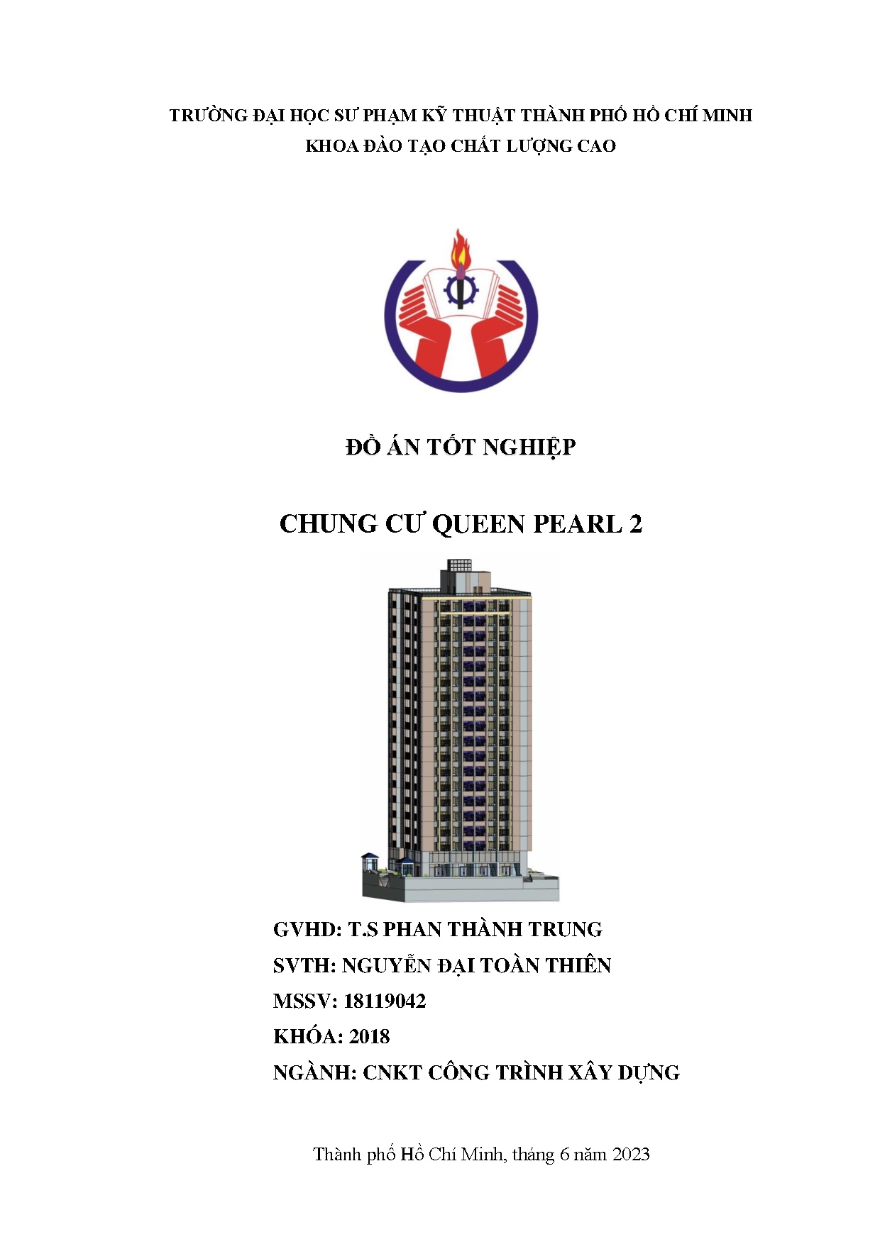 Đồ án tốt nghiệp - Chung cư Queen Pearl 2