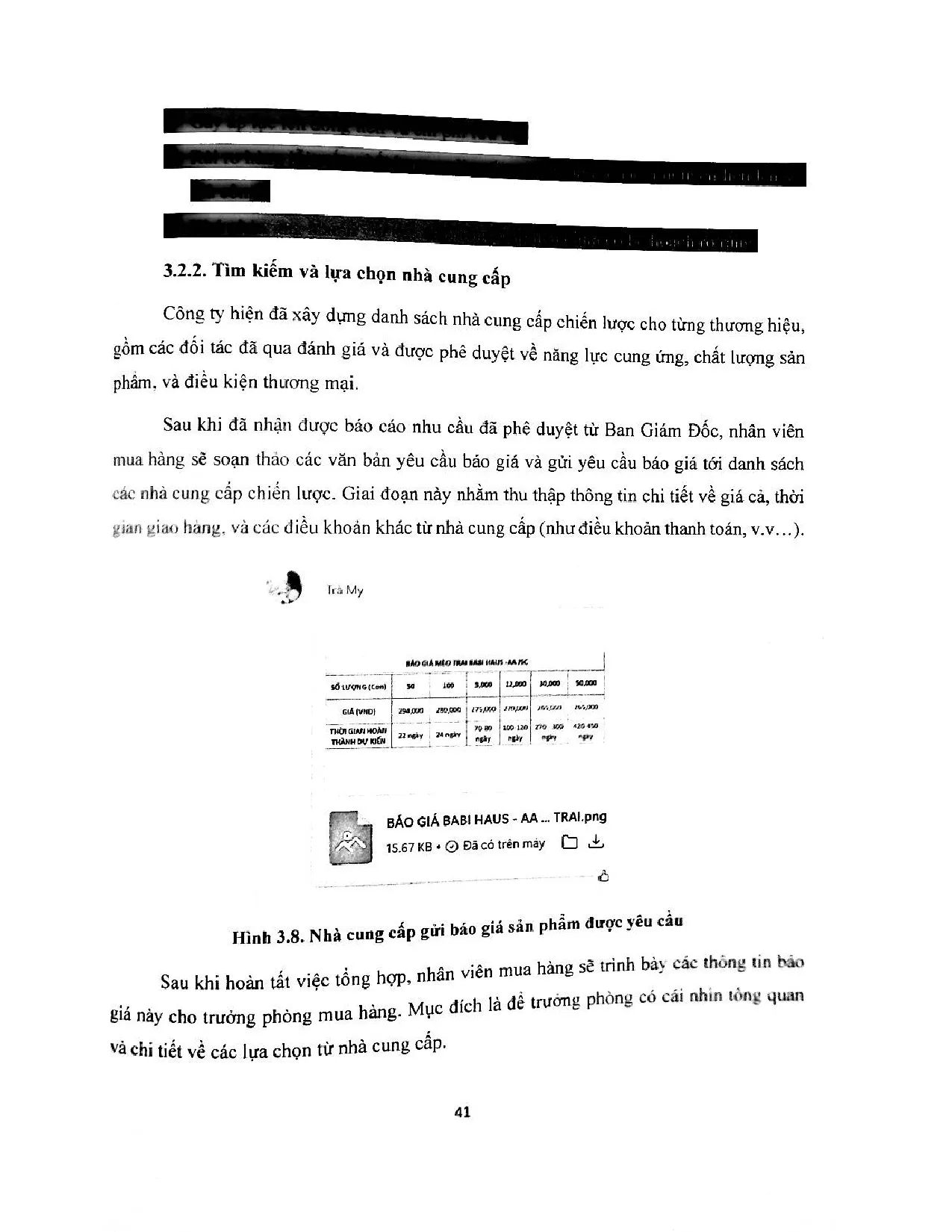 Đồ án tốt nghiệp - Hoàn thiện hoạt động mua hàng tại công ty cổ phần nghệ thuật kiến trúc - Trang 50