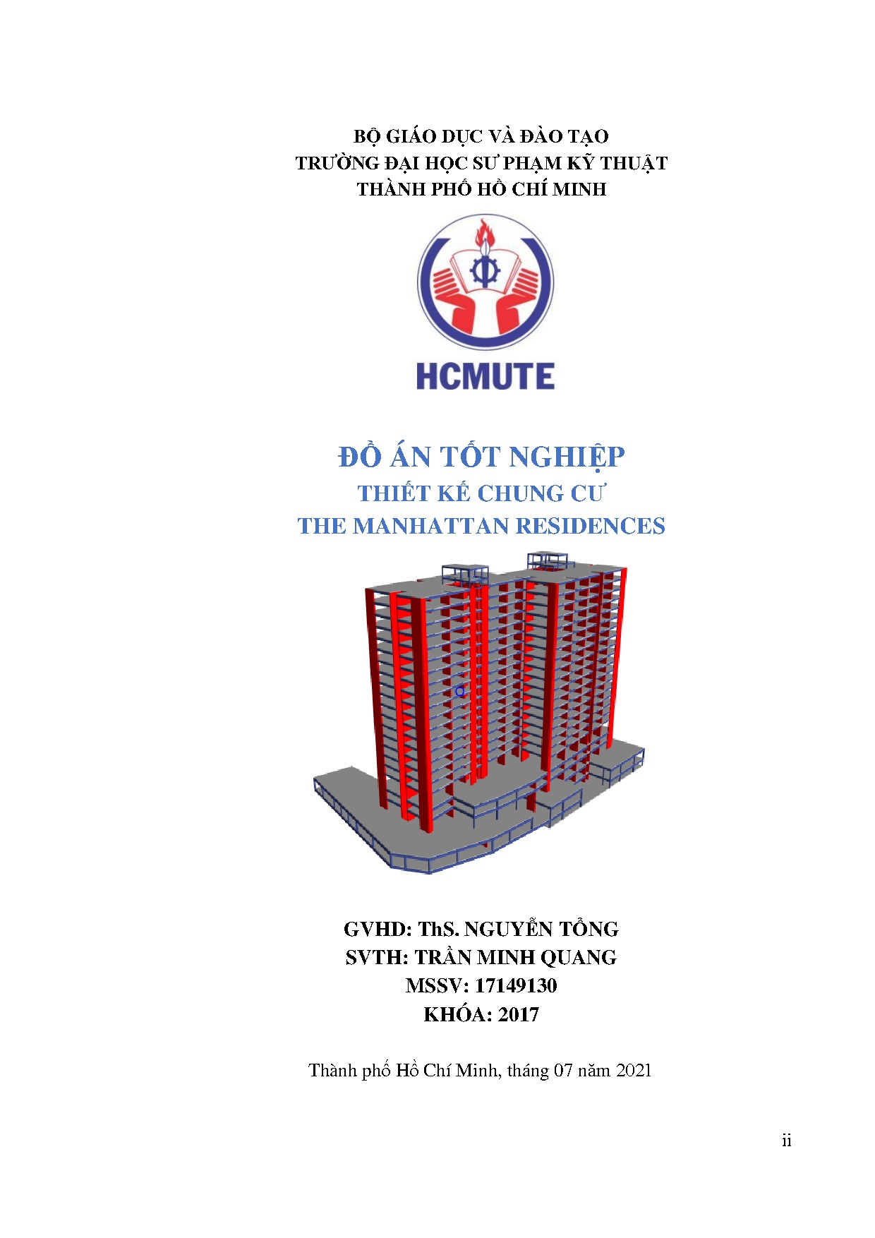 Đồ án tốt nghiệp - Thiết kế chung cư The Manhattan Residences