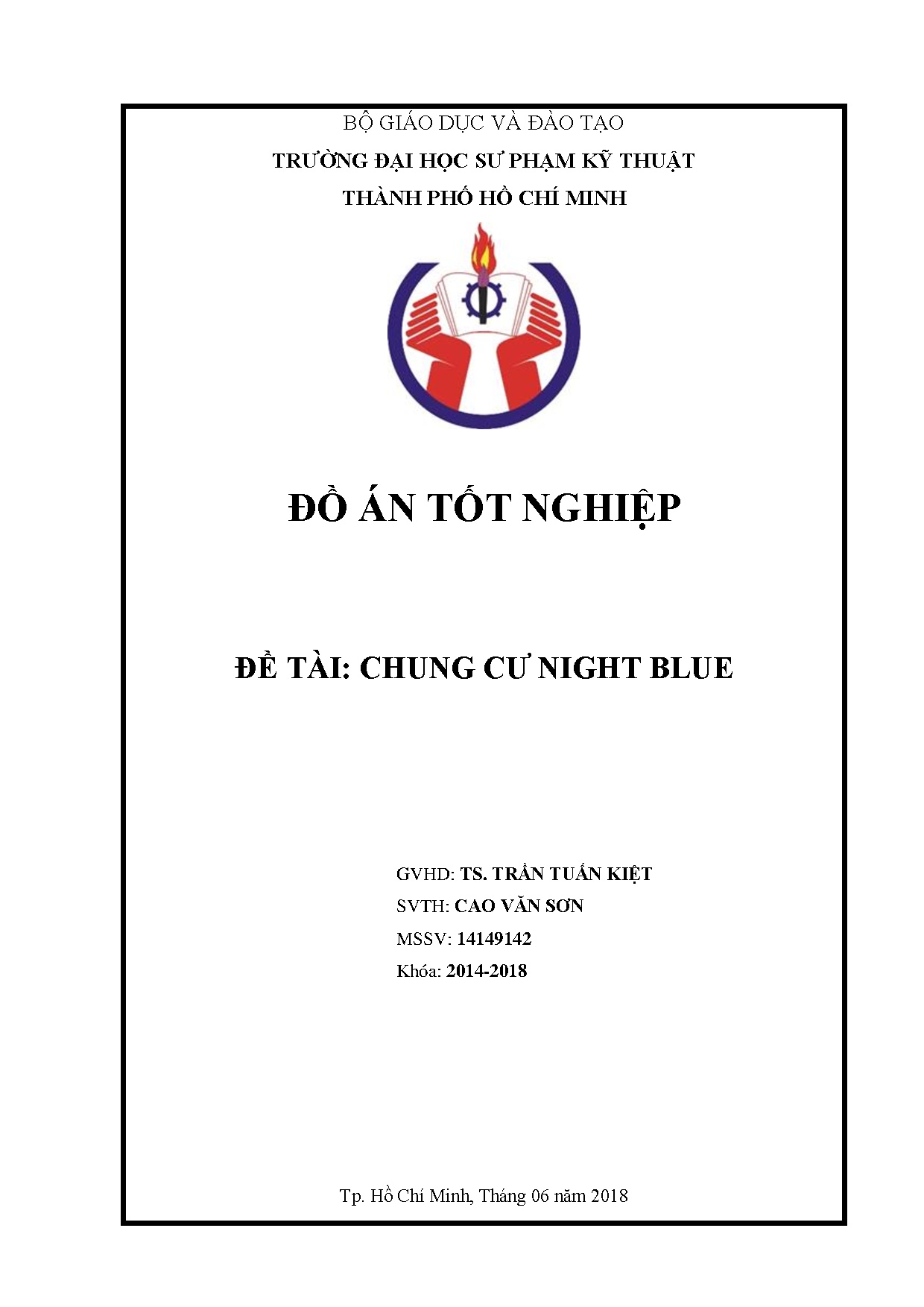 Đồ án tốt nghiệp - Chung cư Night Blue