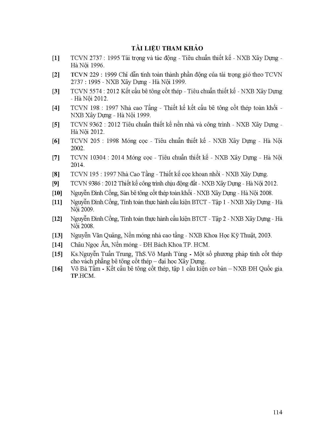 Đồ án tốt nghiệp - Thiết kế chung cư An Bình: Đồ án tốt nghiệp ngành Công nghệ kỹ thuật xây dựng - Trang 114