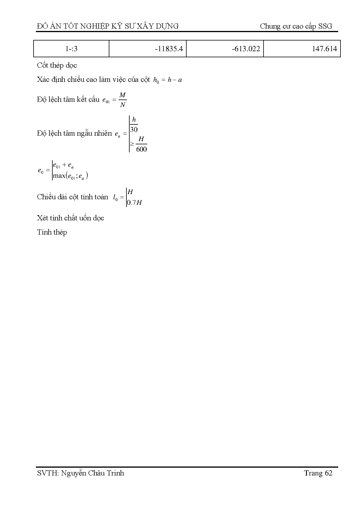 Đồ án tốt nghiệp - Chung cư cao cấp SSG quận 1 - TPHCM - Trang 73
