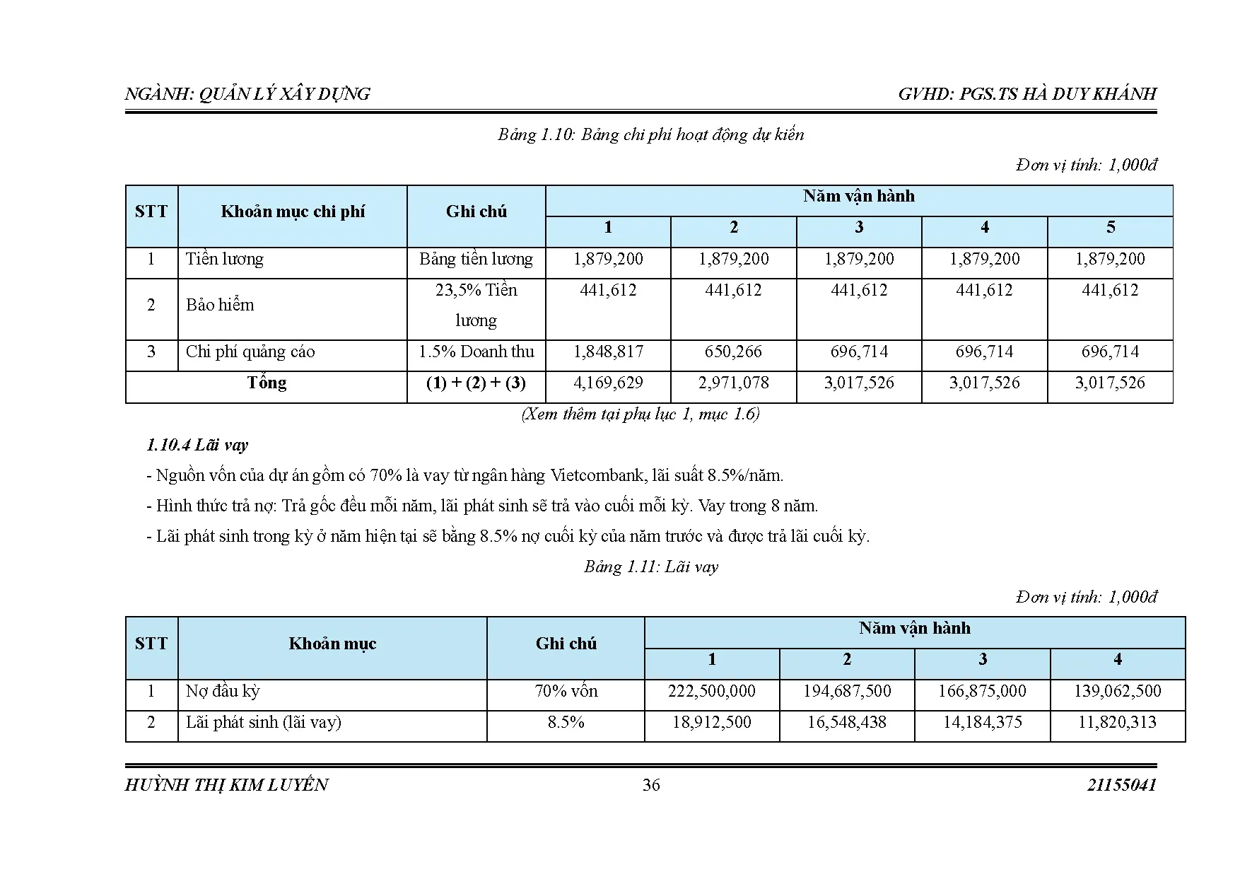 Đồ án tốt nghiệp - Chung cư Icon D3 - Trang 47