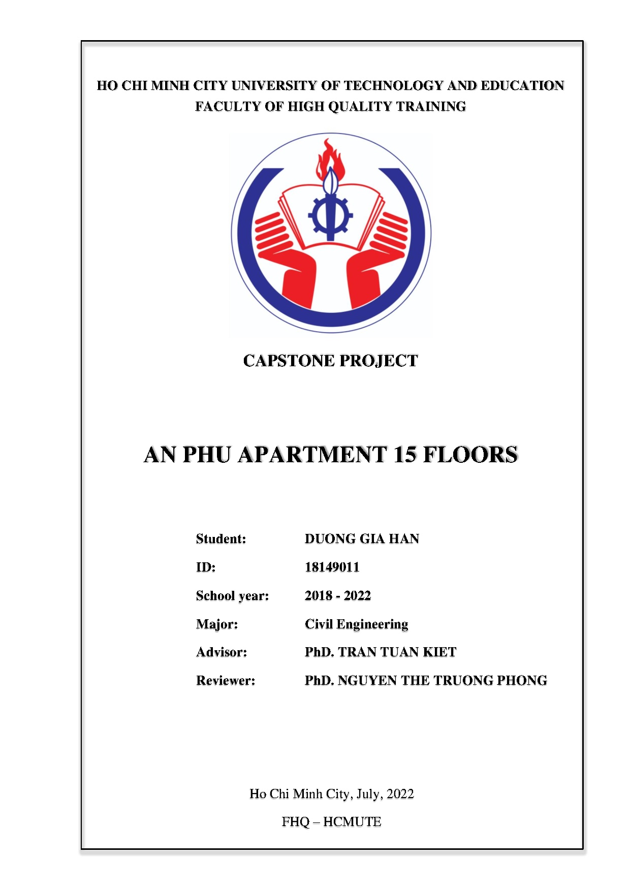 Đồ án tốt nghiệp - An Phu Apartment 15 floors