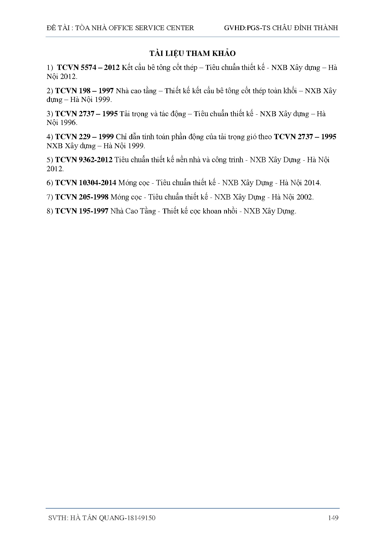 Đồ án tốt nghiệp - Thiết kế tính toán Tòa nhà Office service center - Trang 149