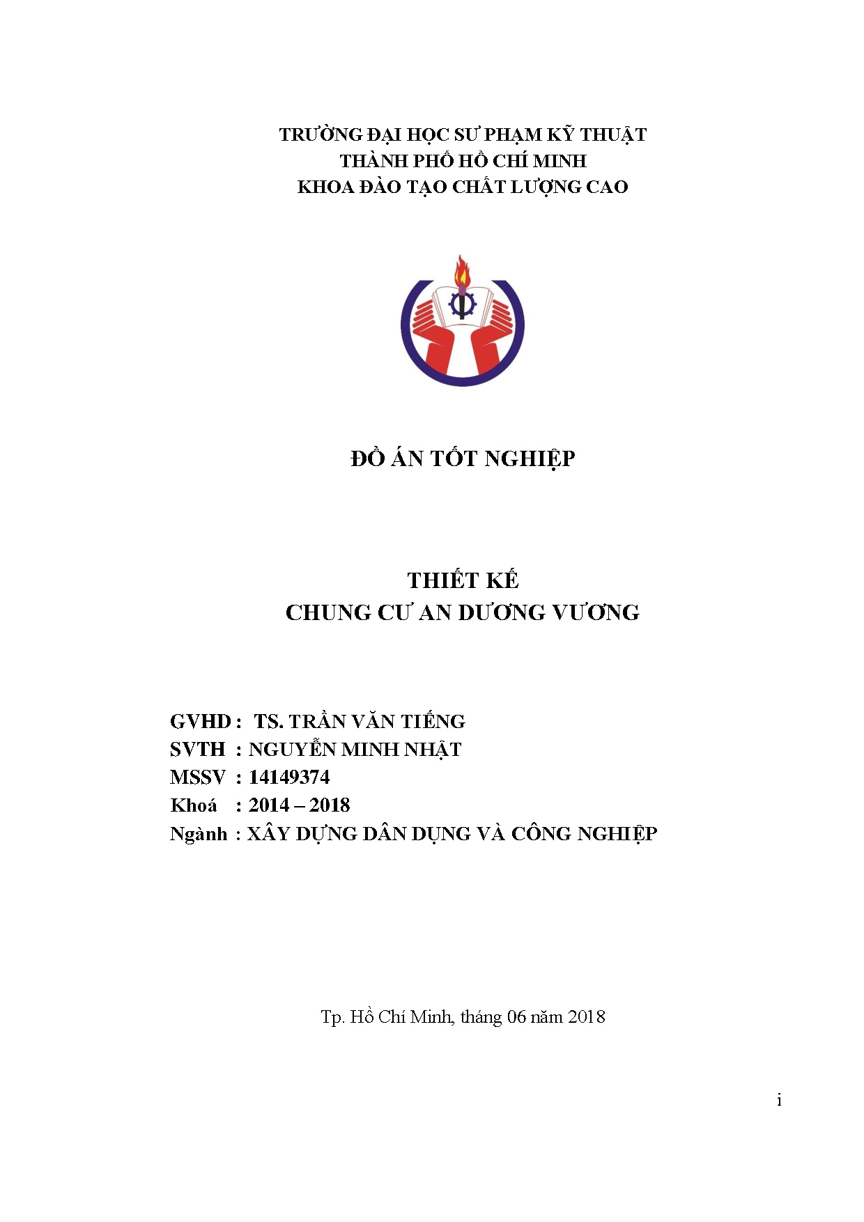 Đồ án tốt nghiệp - Thiết kế chung cư An Dương Vương