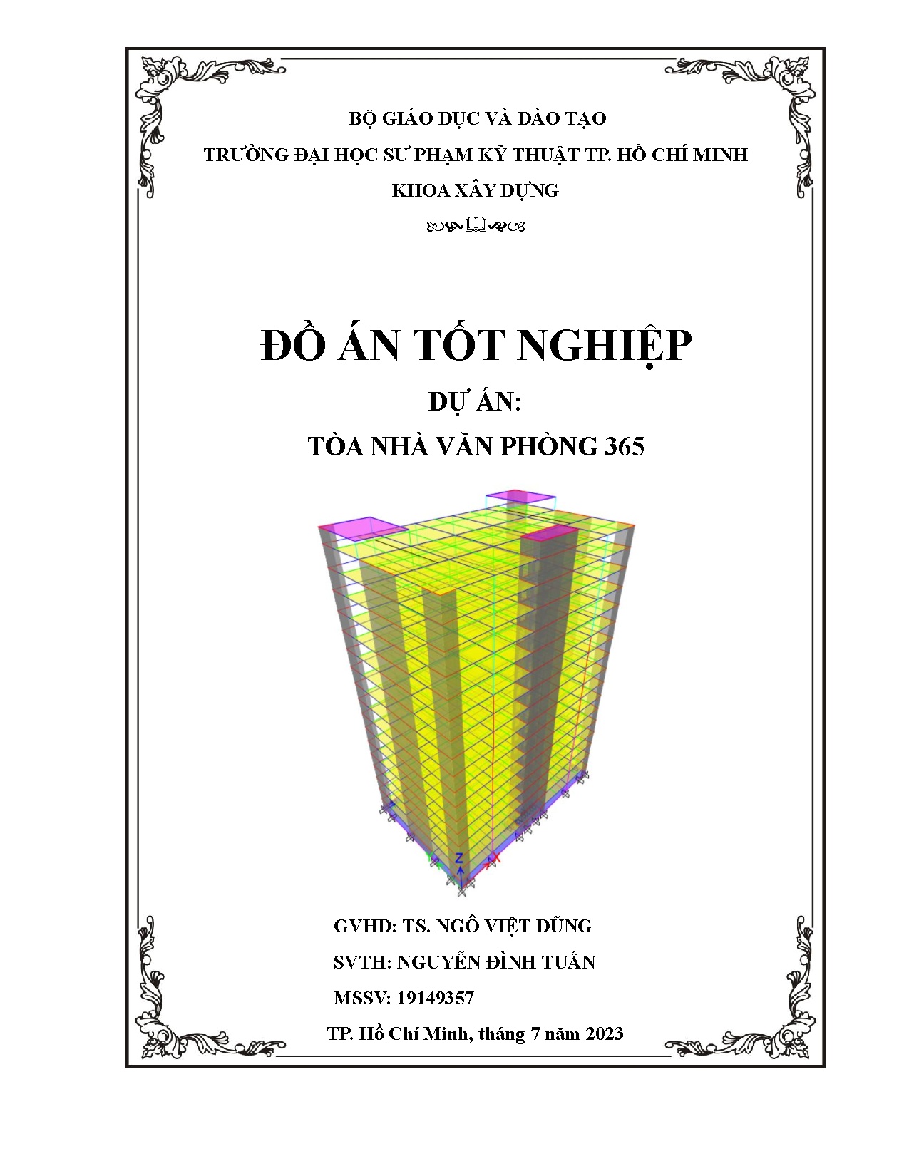 Đồ án tốt nghiệp - Tòa nhà văn phòng 365