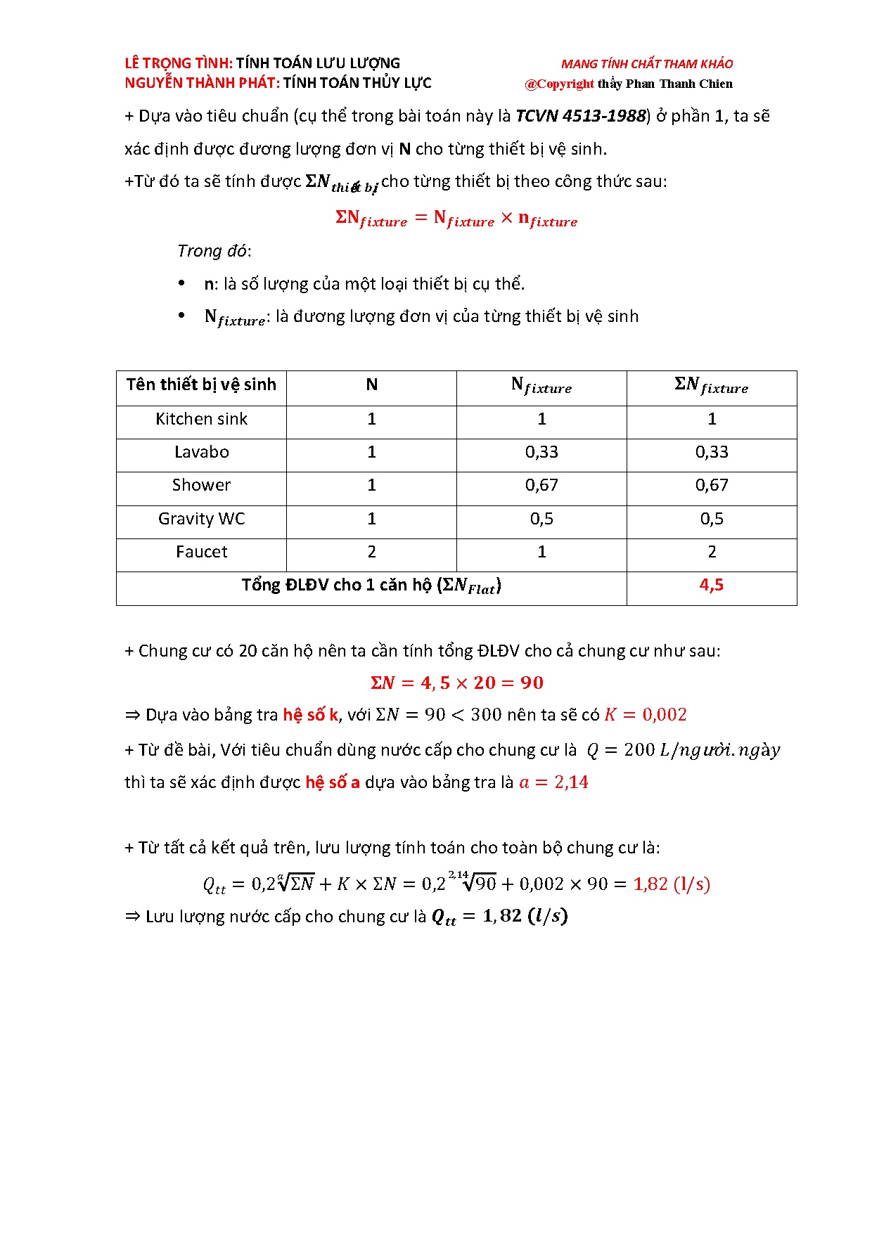 CẤP THOÁT NƯỚC CÔNG TRÌNH  - Trang 25