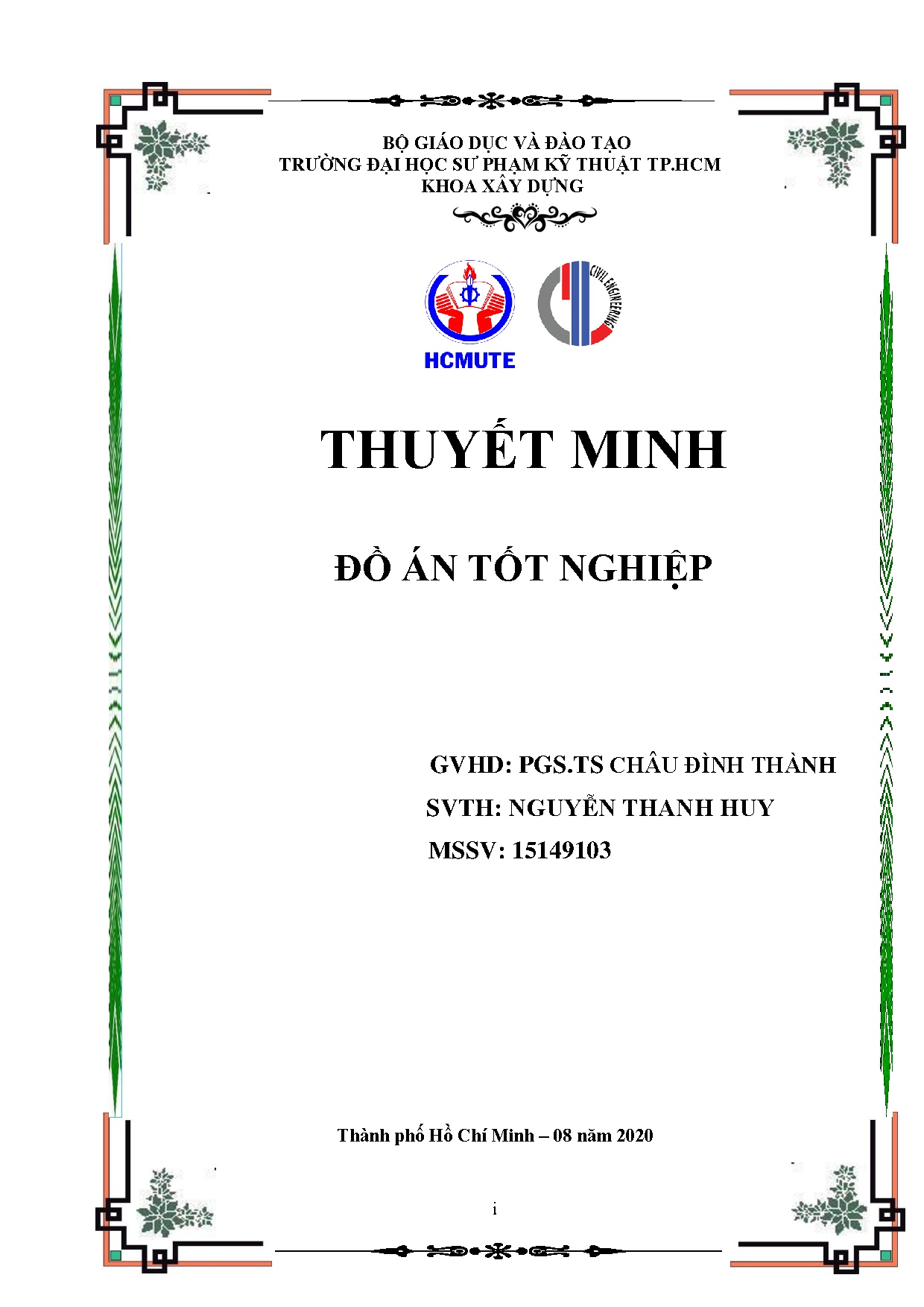 Đồ án tốt nghiệp - Chung cư Phú Hoàng Anh