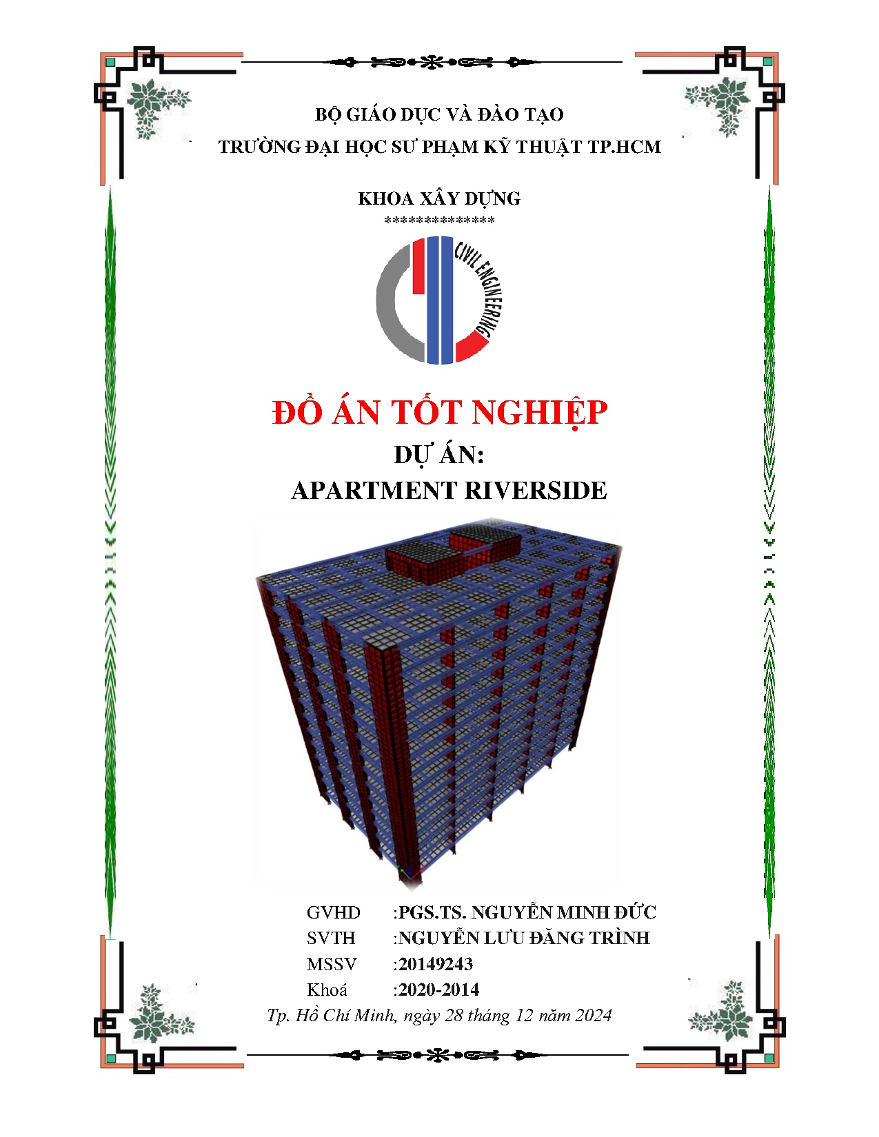 Đồ án tốt nghiệp - Apartment Riverside