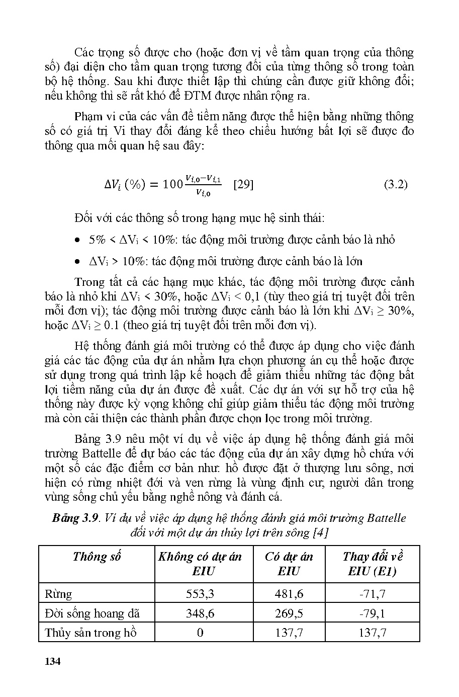 Giáo trình đánh giá tác động môi trường (HCMUTE) - Trang 134