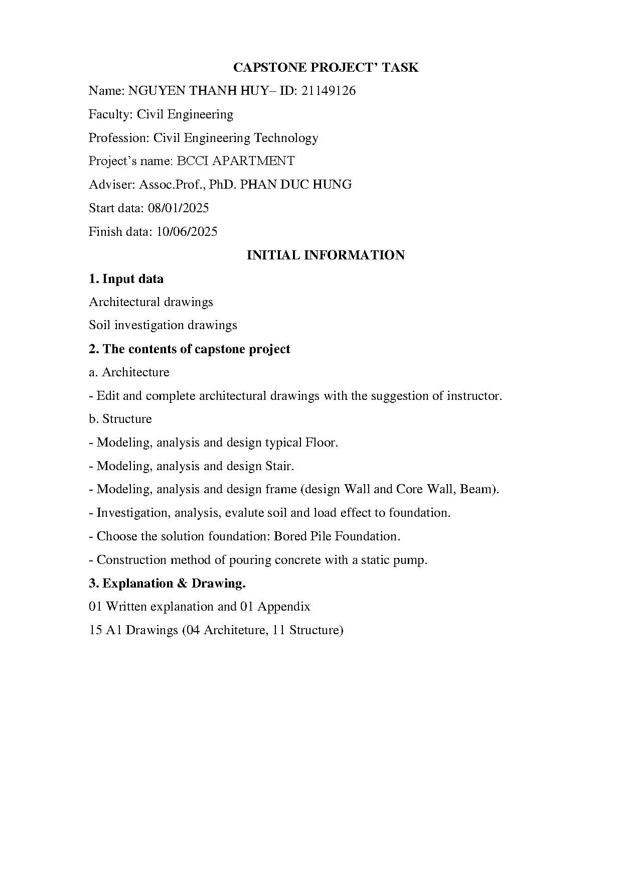 Đồ án tốt nghiệp - Dự án khu căn hộ BCCI - Trang 4