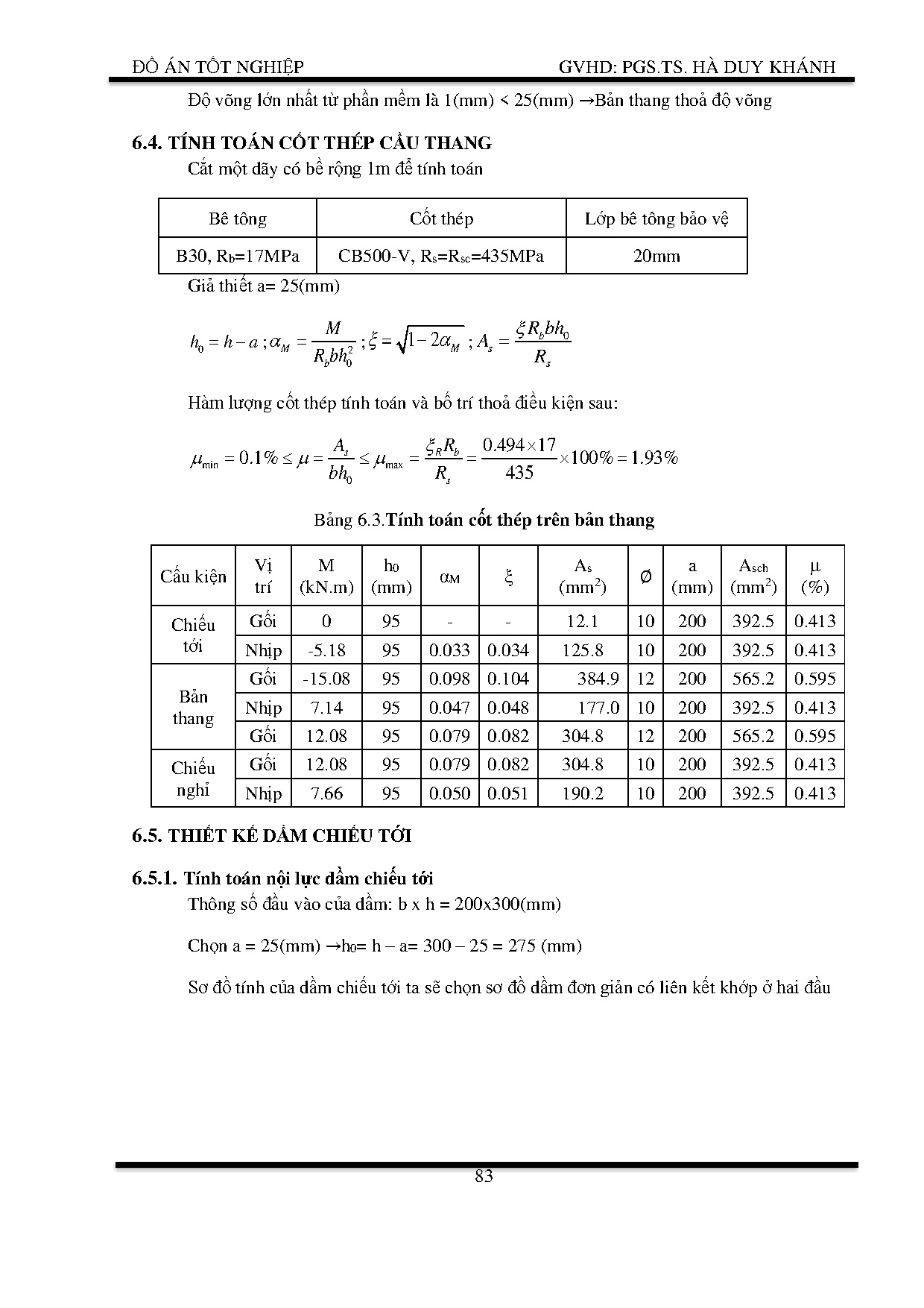 Đồ án tốt nghiệp - Tổ hợp trung tâm thương mại và chung cư quốc tế Roytower - Trang 83