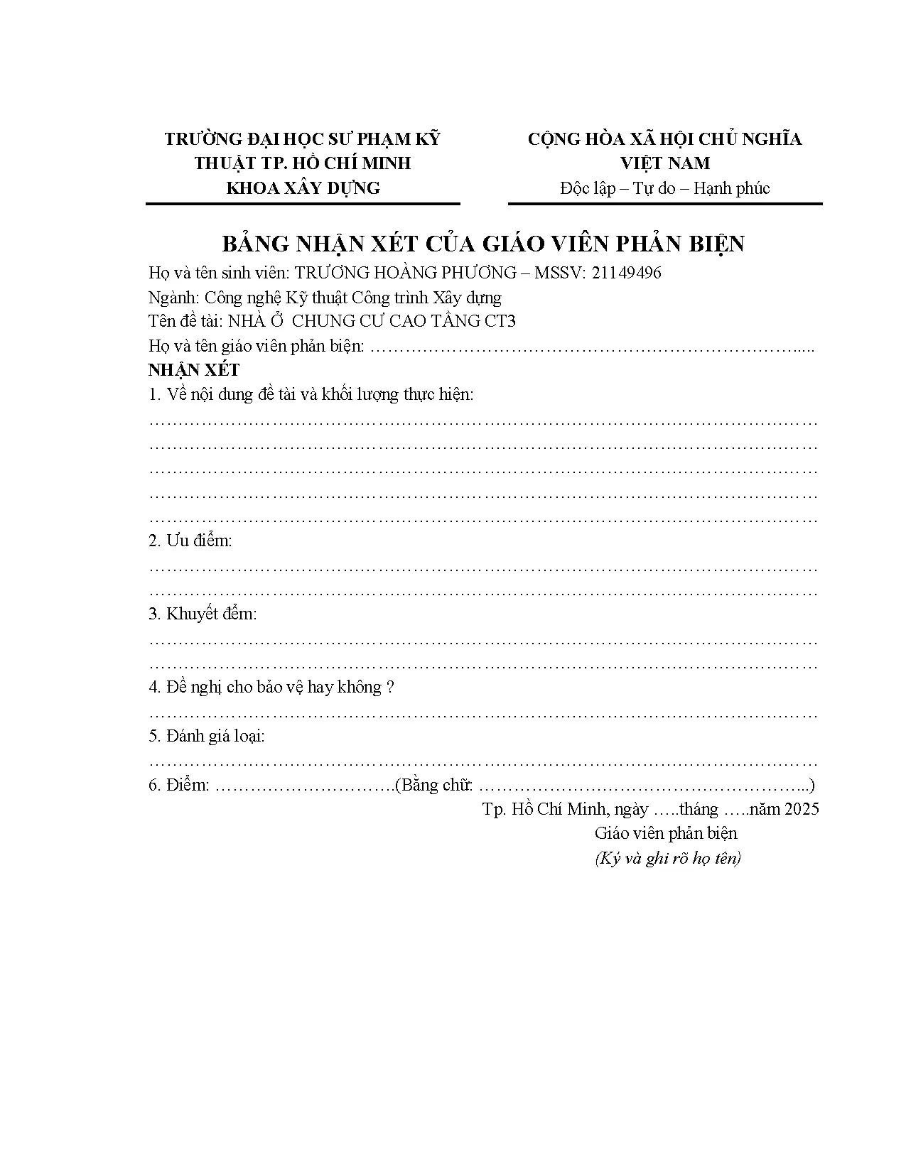 Đồ án tốt nghiệp - Nhà ở Chung cư cao tầng CT3 - Trang 3