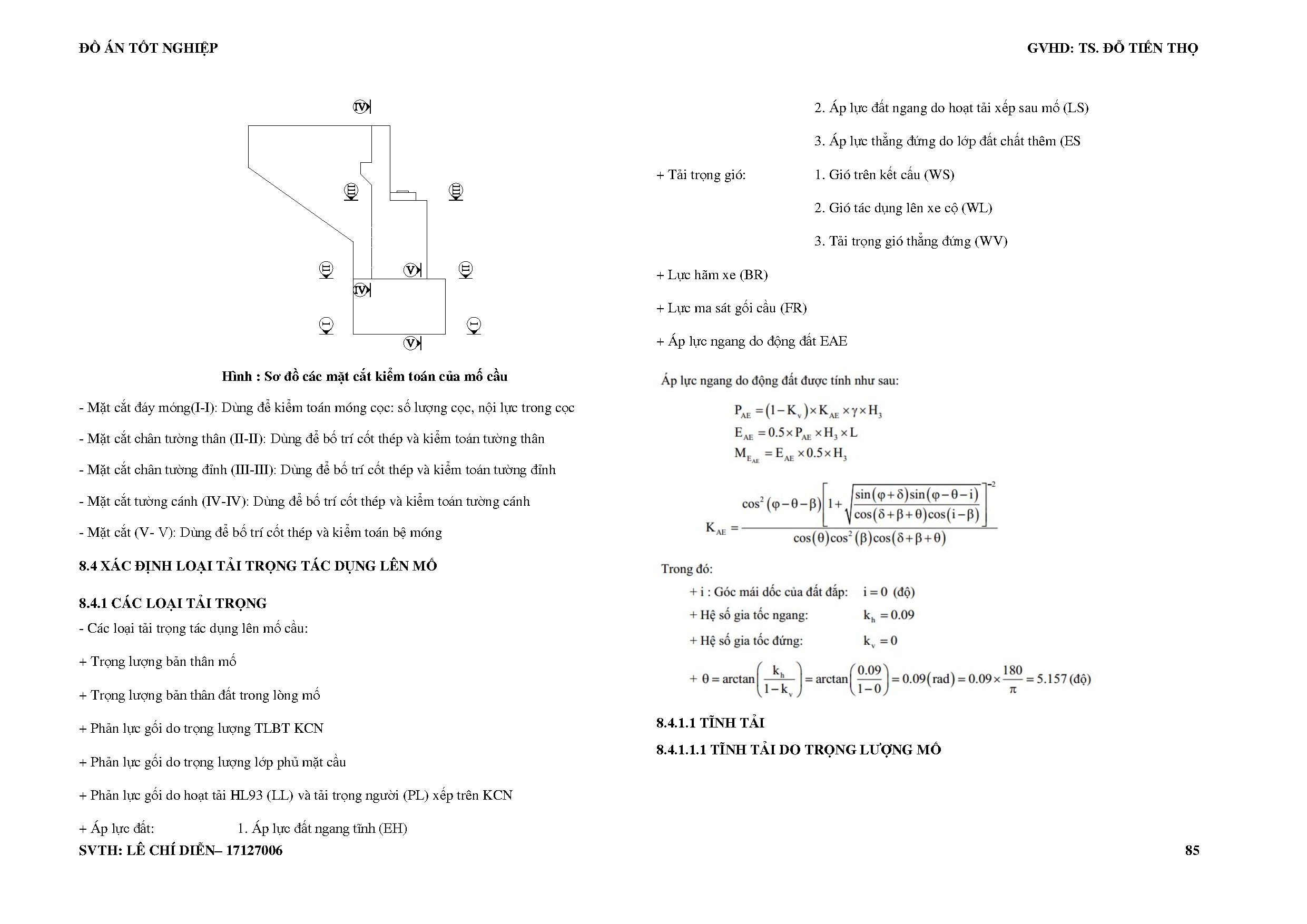 Đồ án tốt nghiệp - THIẾT KẾ CẦU PHƯỚC KIỂNG VỚI DẦM I BTCT NHỊP 30M - Trang 87