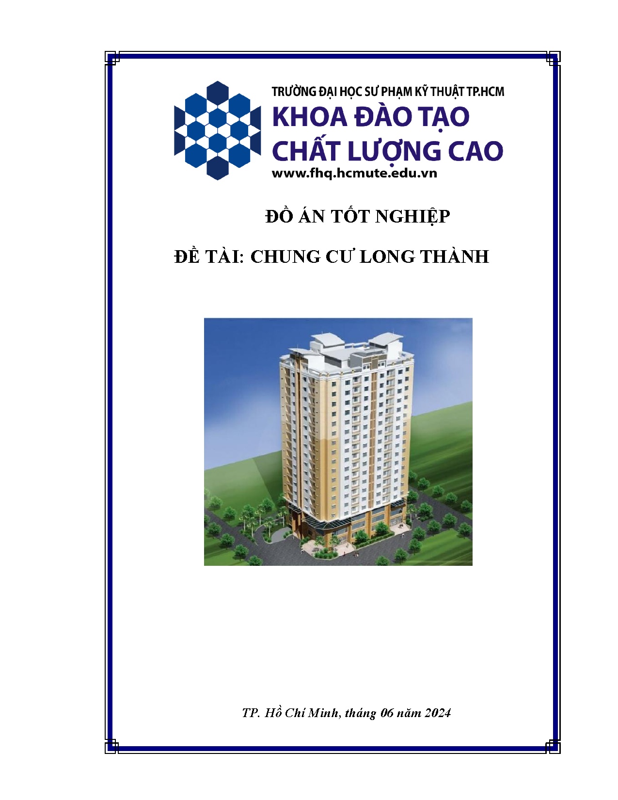 Đồ án tốt nghiệp - Thiết kế tính toán chung cư Long Thành