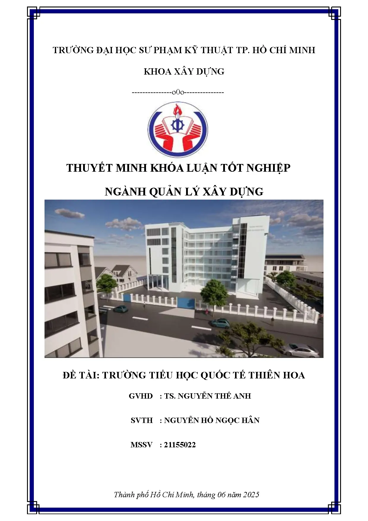 Đồ án tốt nghiệp - Trường Tiểu học Quốc tế Thiên Hoa