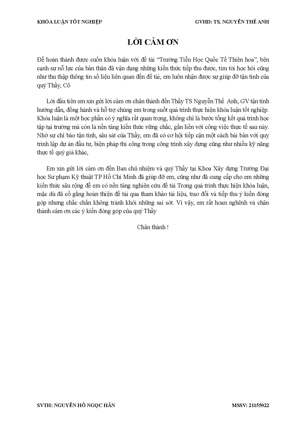 Đồ án tốt nghiệp - Trường Tiểu học Quốc tế Thiên Hoa - Trang 4