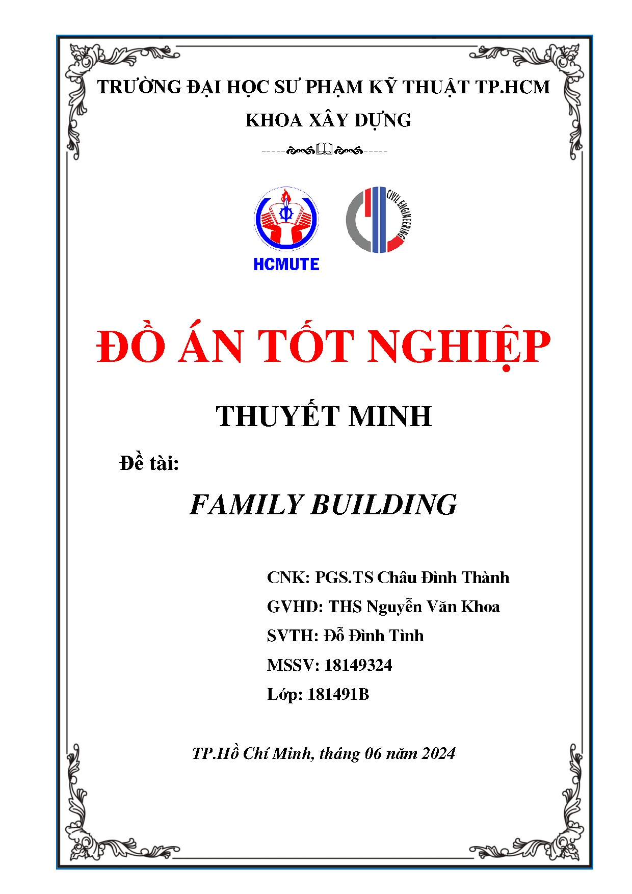 Đồ án tốt nghiệp - Family building