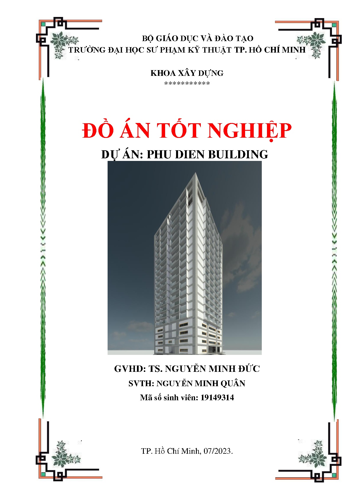 Đồ án tốt nghiệp - Phu Dien Building