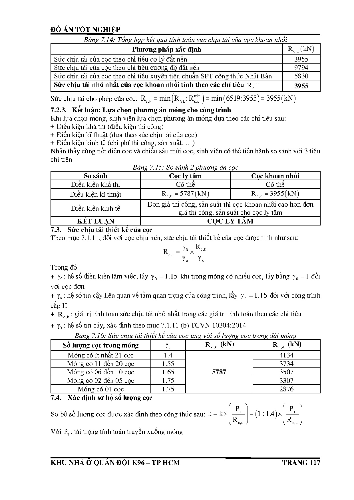 Đồ án tốt nghiệp - Khu nhà ở quân đội K96 - TP.HCM - Trang 129