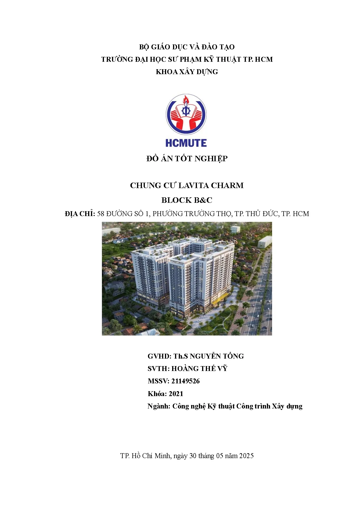 Đồ án tốt nghiệp - Chung cư Lavita Charm Block B&amp;C - Trang 2