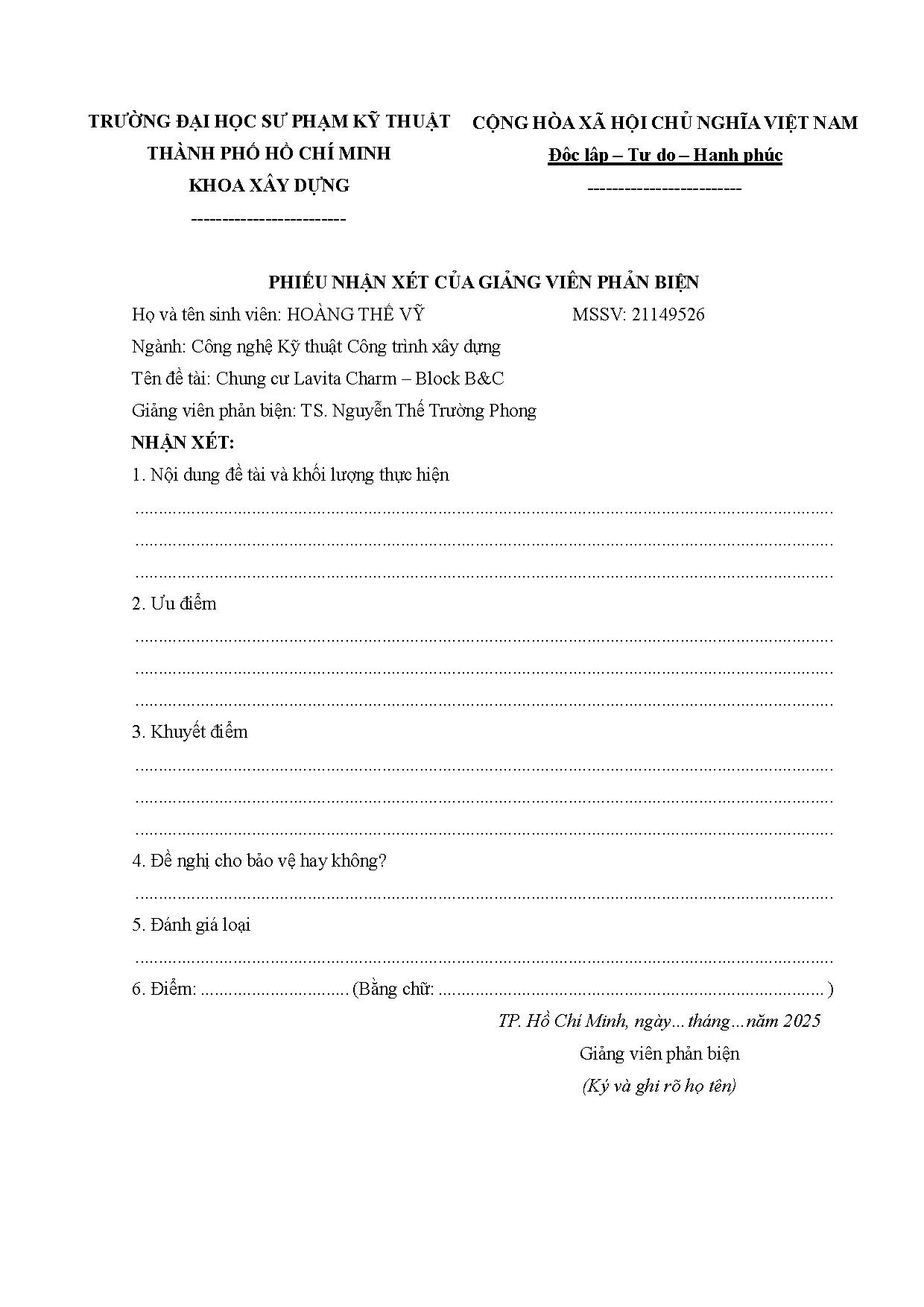Đồ án tốt nghiệp - Chung cư Lavita Charm Block B&amp;C - Trang 4