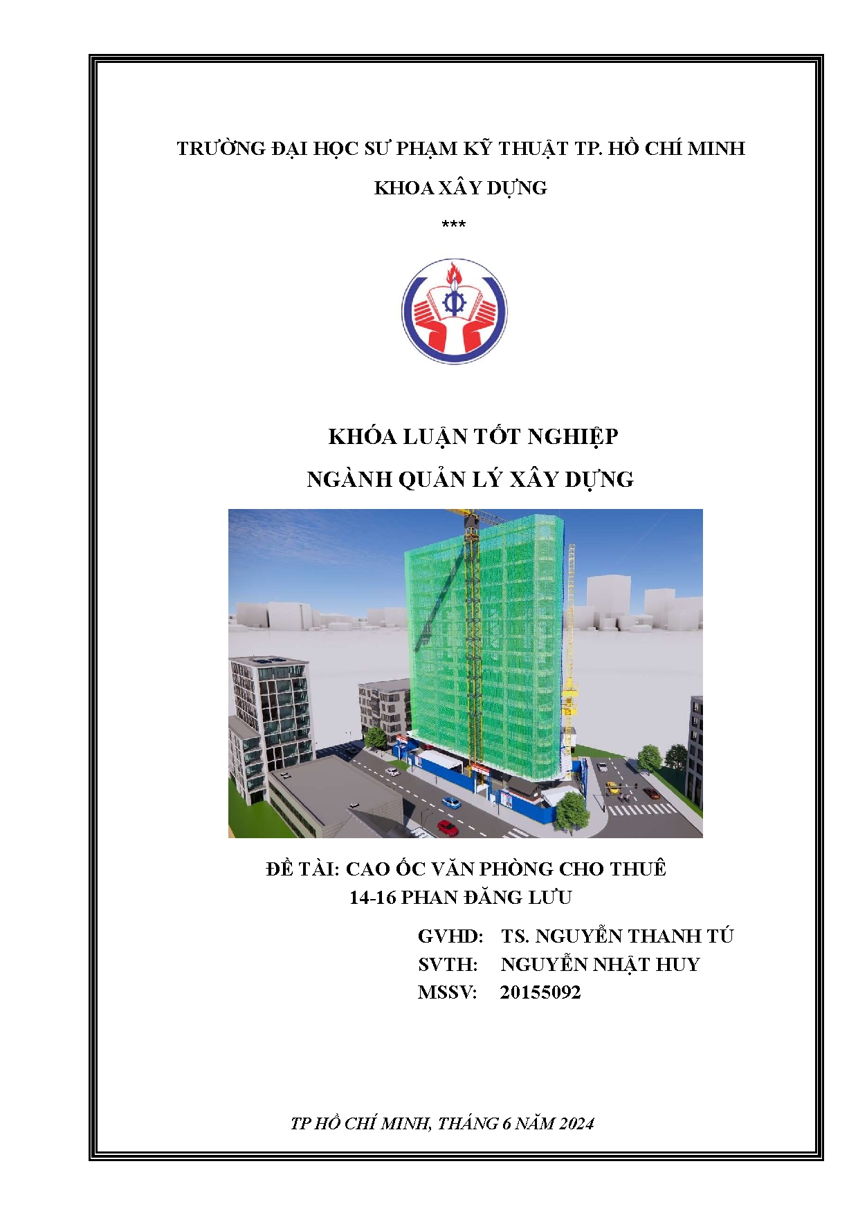 Đồ án tốt nghiệp - Cao ốc văn phòng cho thuê 14-16 Phan Đăng Lưu