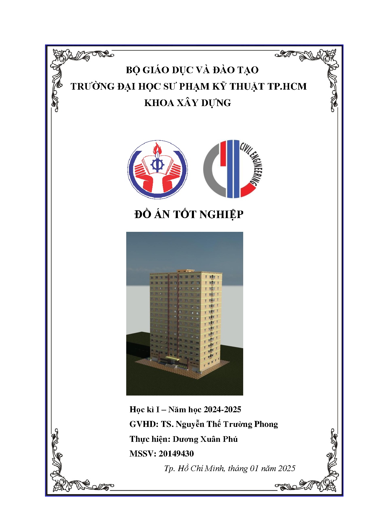 Đồ án tốt nghiệp - Chung cư Phạm Viết Chánh