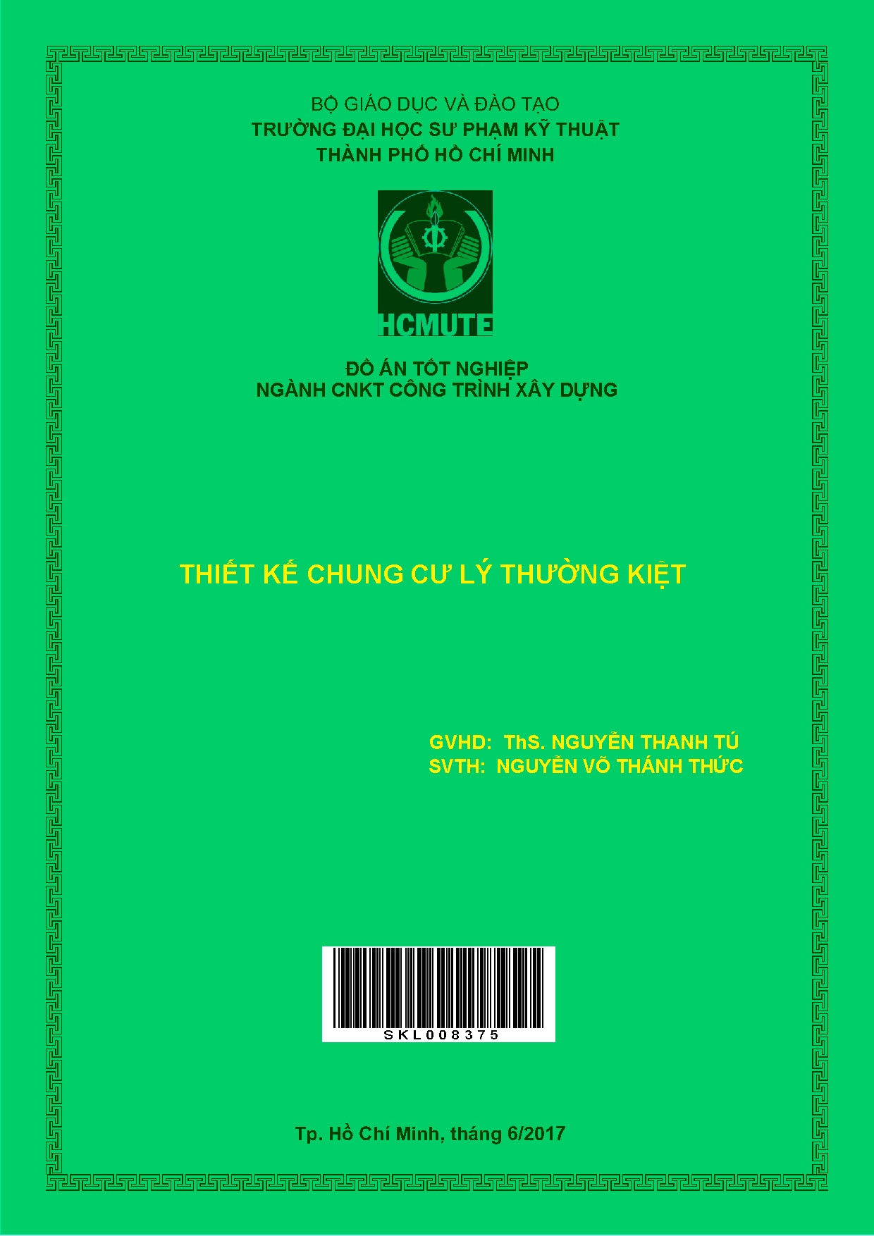 Đồ án tốt nghiệp - Thiết kế chung cư Lý Thường Kiệt