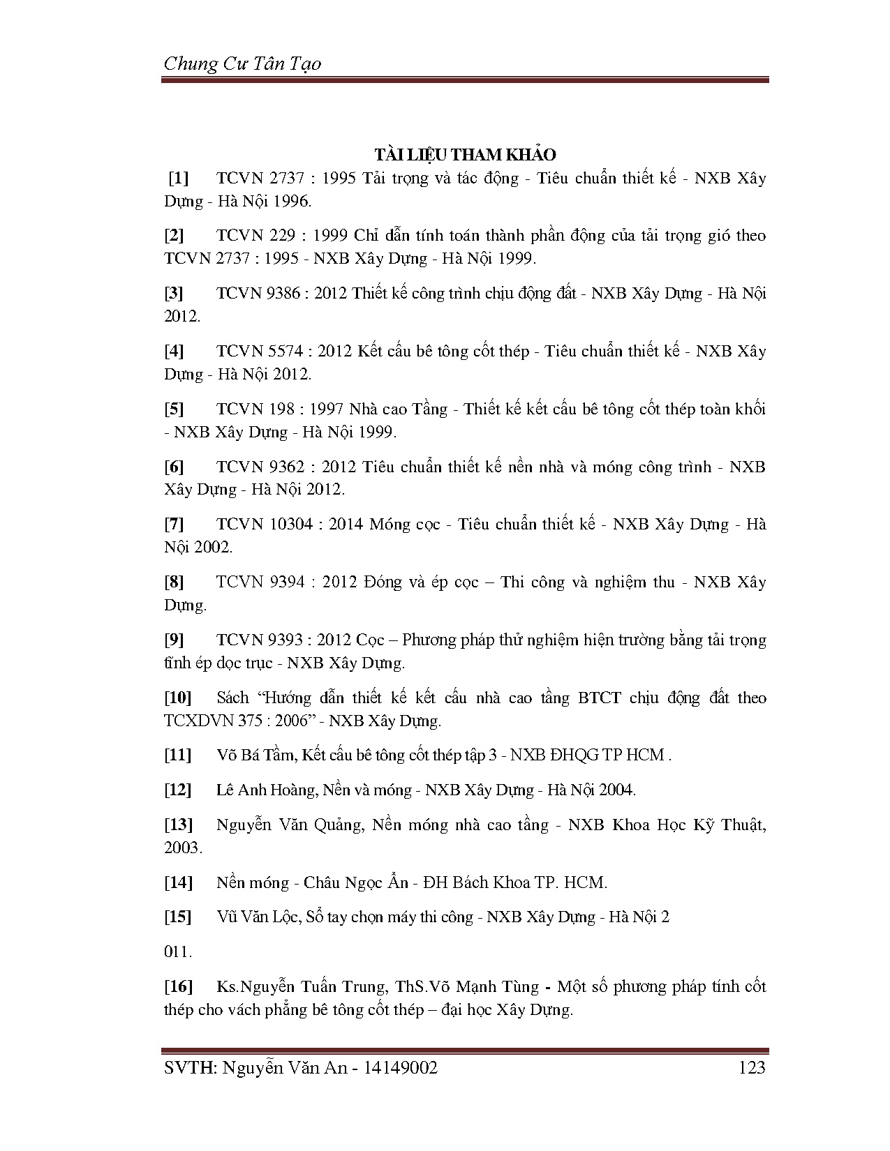 Ảnh một số trang tài liệu