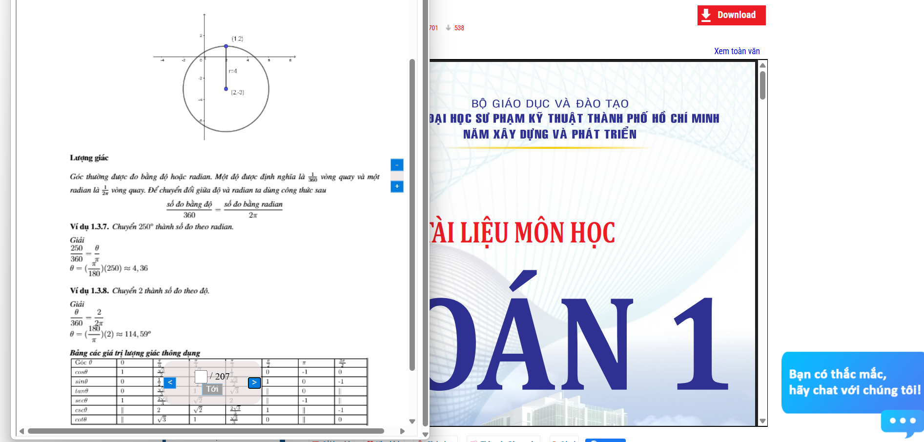 Xem giáo trình online tại thư viện số HCMUTE