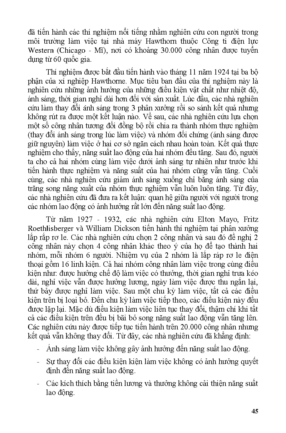 Giáo trình tâm lý học quản lý (HCMUTE) - Trang 45